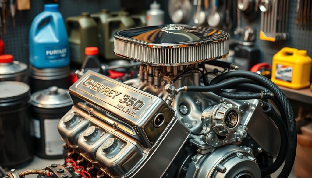 Chevy 350 engine oil