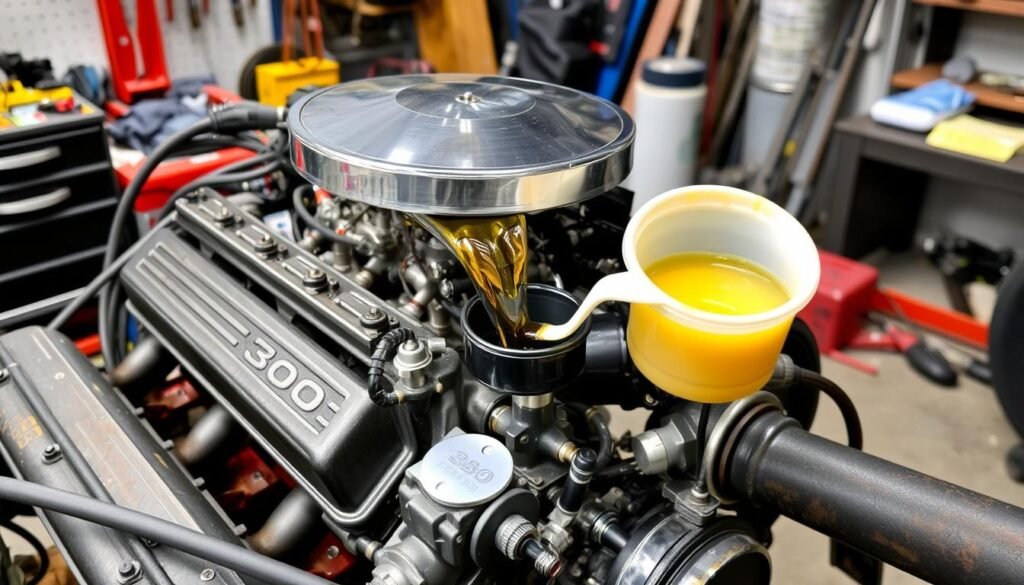 Chevy 350 engine oil capacity