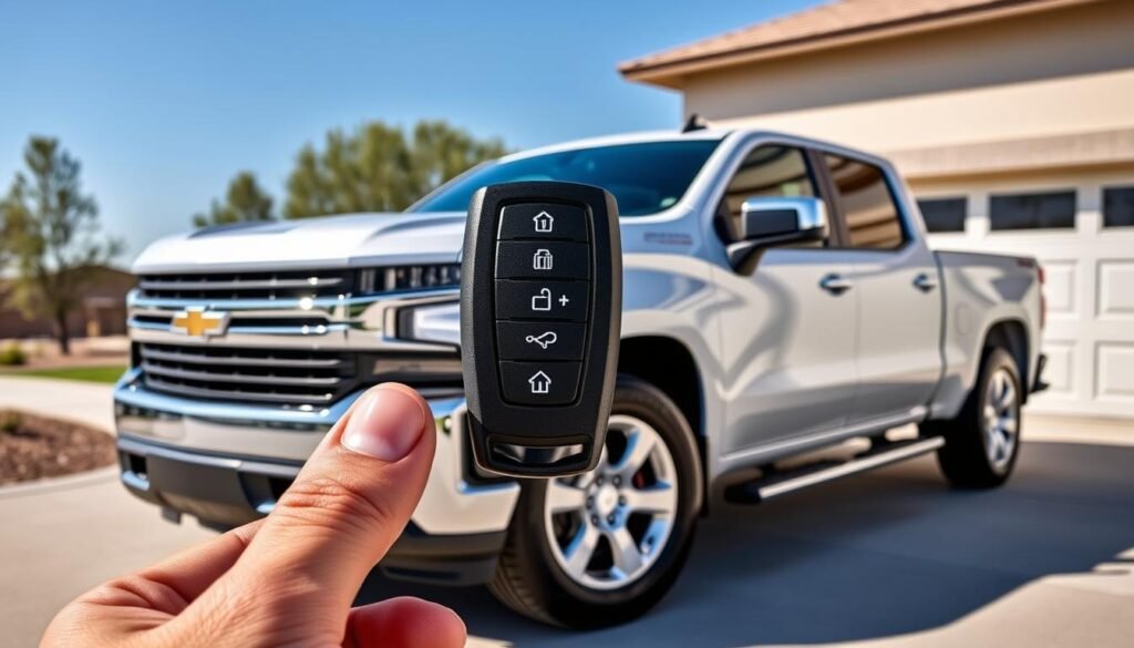 Chevy truck remote start features