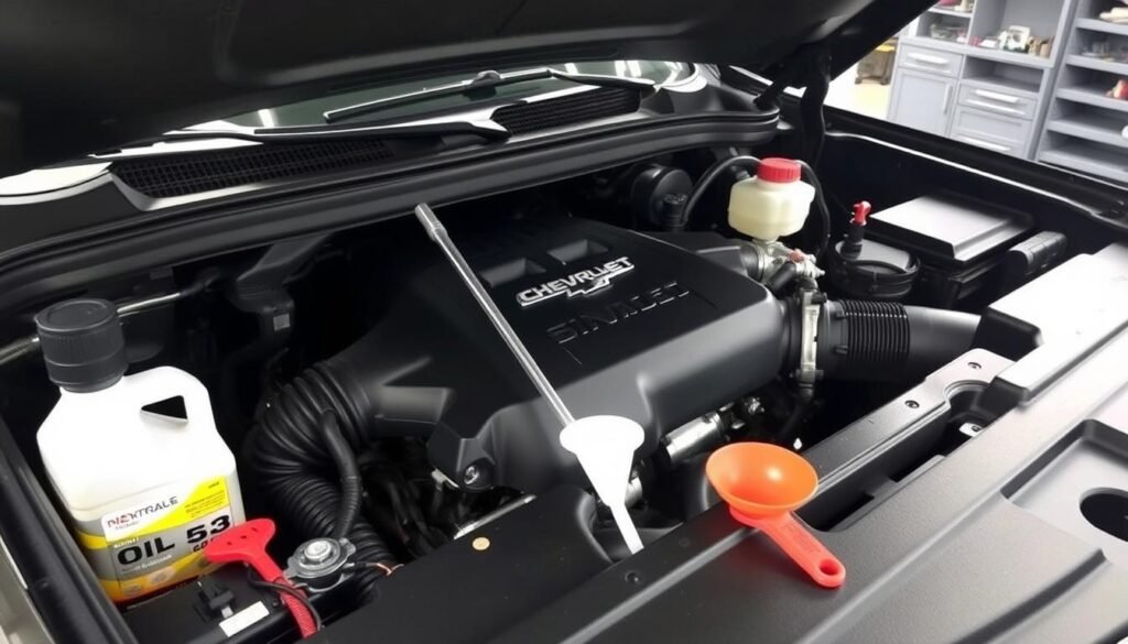 How Many Quarts Of Oil Does A 2018 Chevy Silverado 5.3 Take