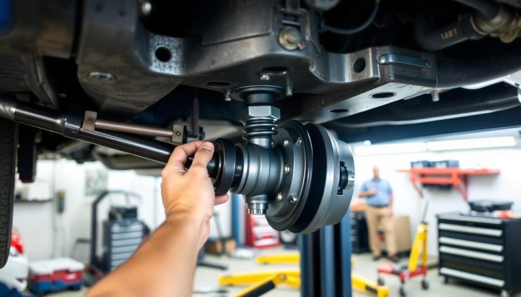 Reinstalling rear axle shaft Chevy Silverado