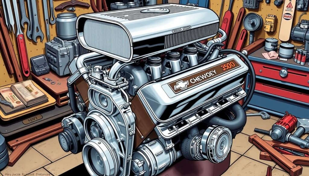 Chevy 350 engine