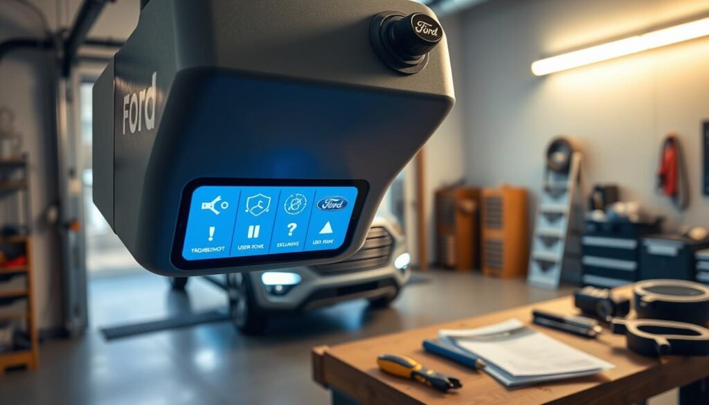 ford garage door opener troubleshooting