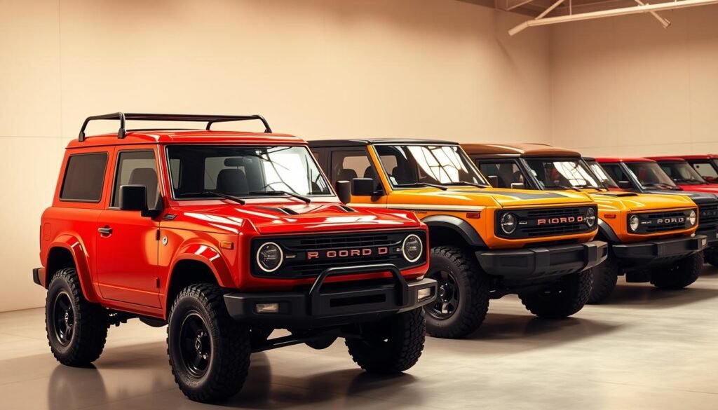 Ford Bronco lineup