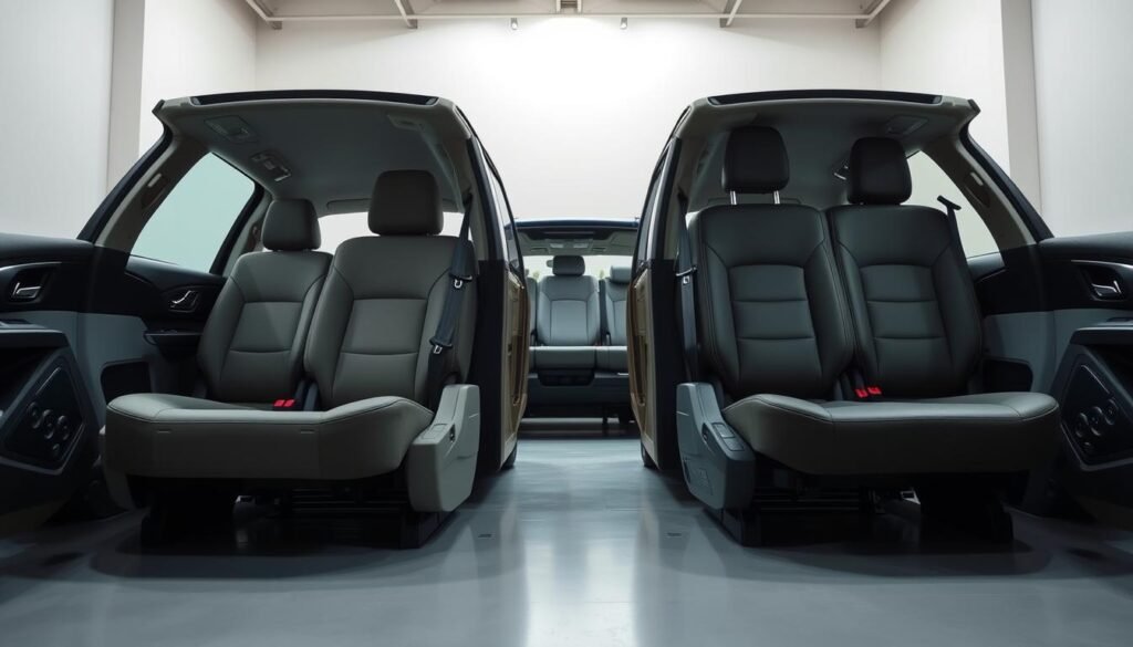 Subaru Ascent Outback seat comparison