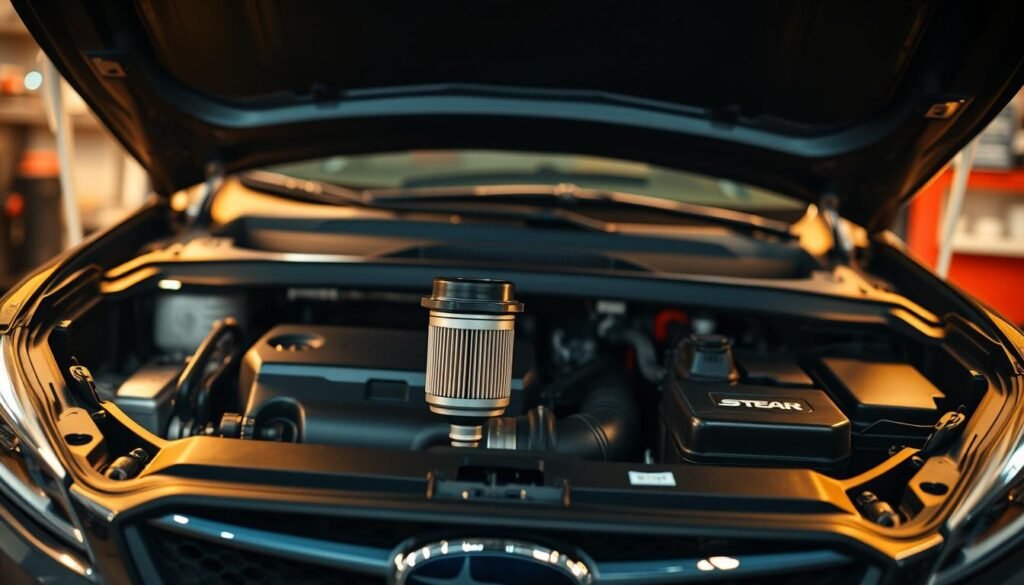 Subaru Crosstrek oil change process