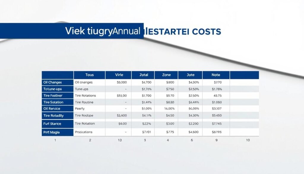 Subaru annual maintenance costs