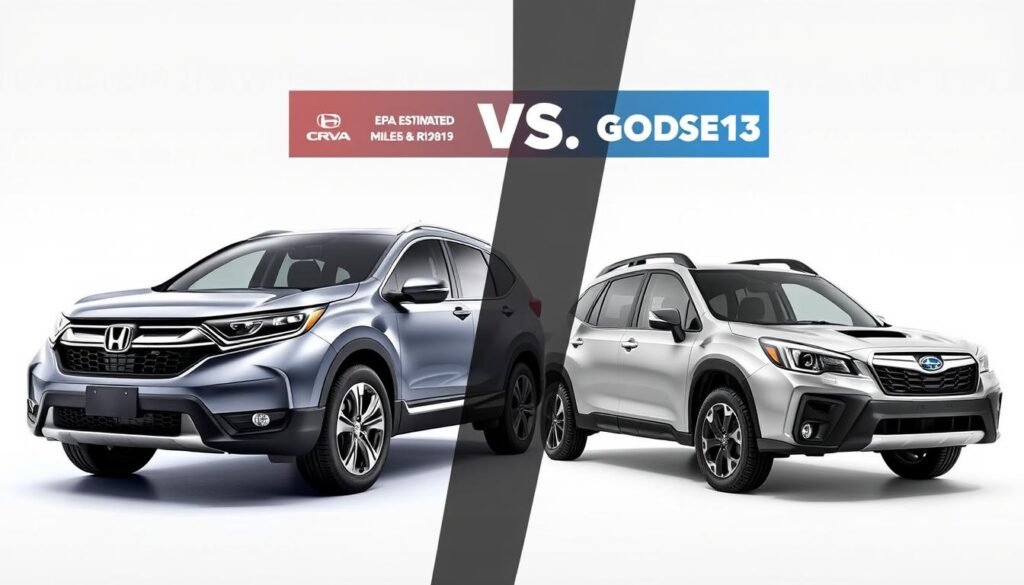 honda cr v vs subaru forester fuel efficiency