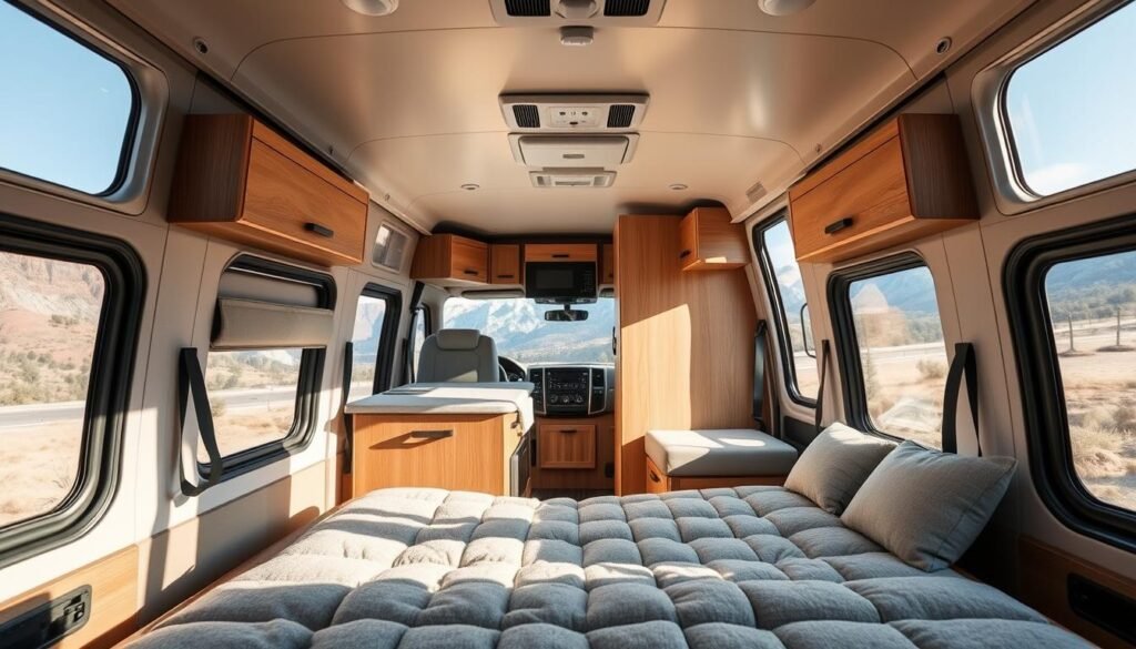 spacious interior Dodge Ram Camper Van
