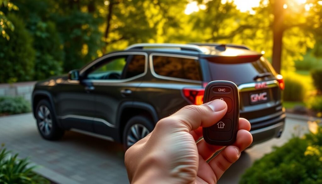 step-by-step remote start gmc acadia