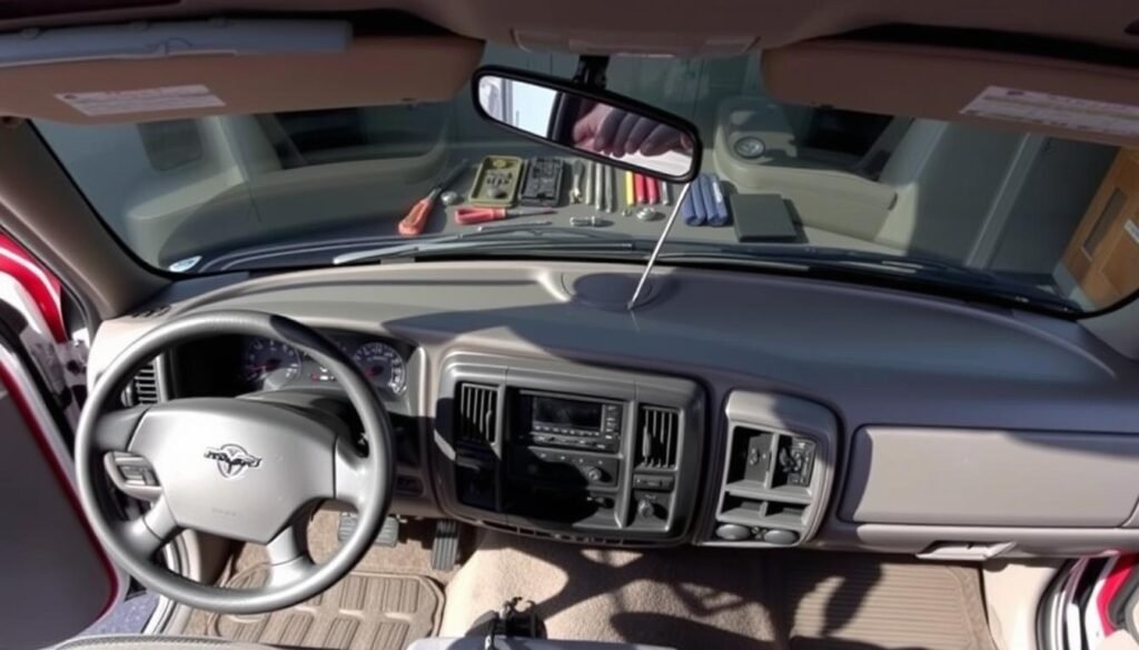 steps for 2001 dodge ram dashboard removal