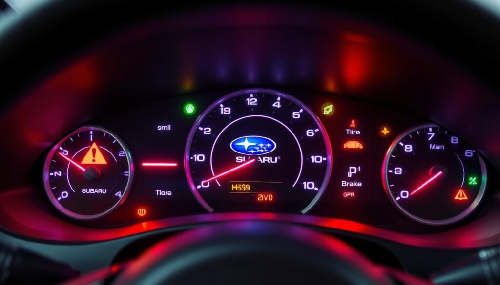 subaru warning lights