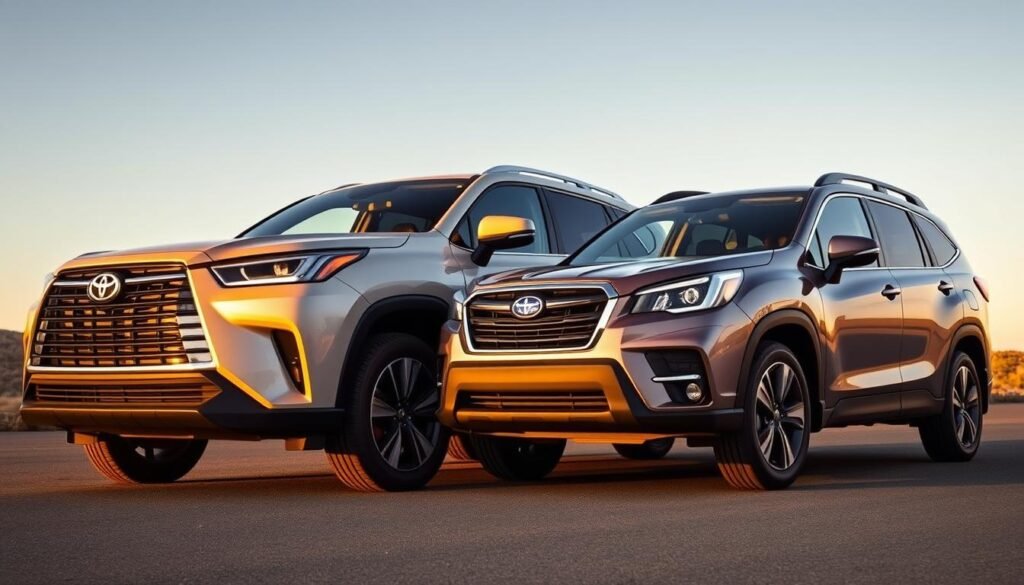 toyota highlander vs subaru ascent features