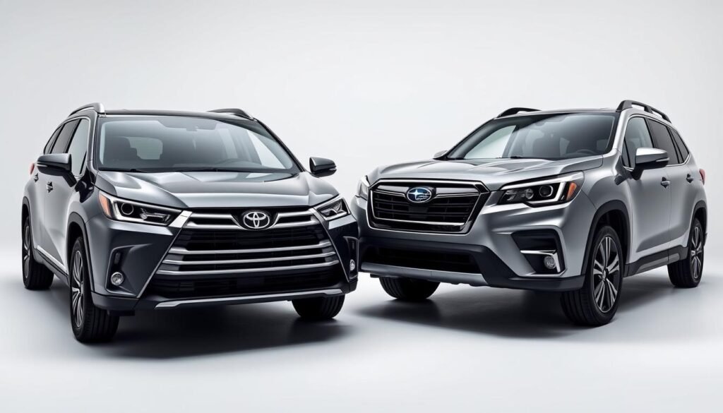 toyota highlander vs subaru ascent specs