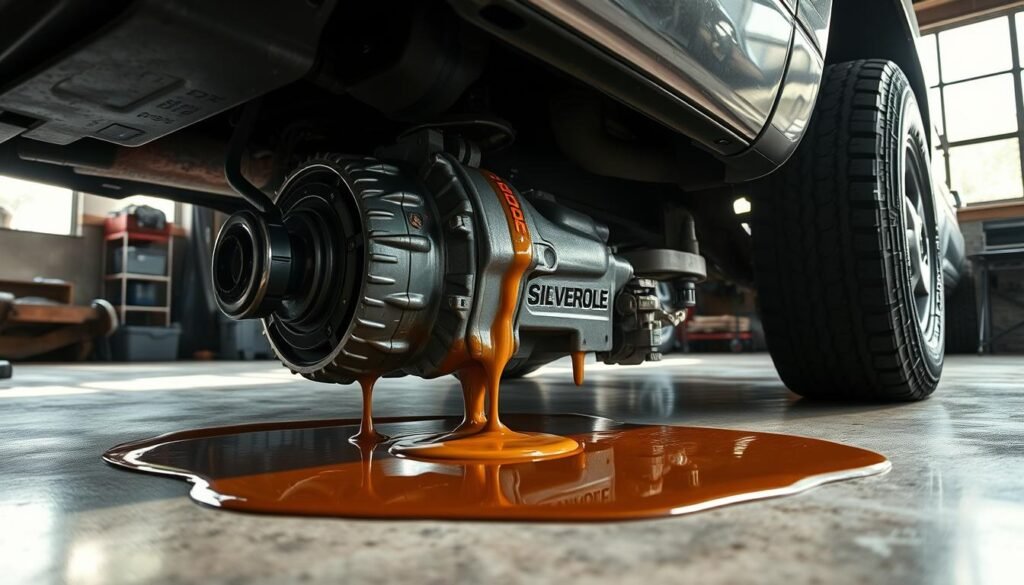 Chevy Silverado transmission fluid leaks