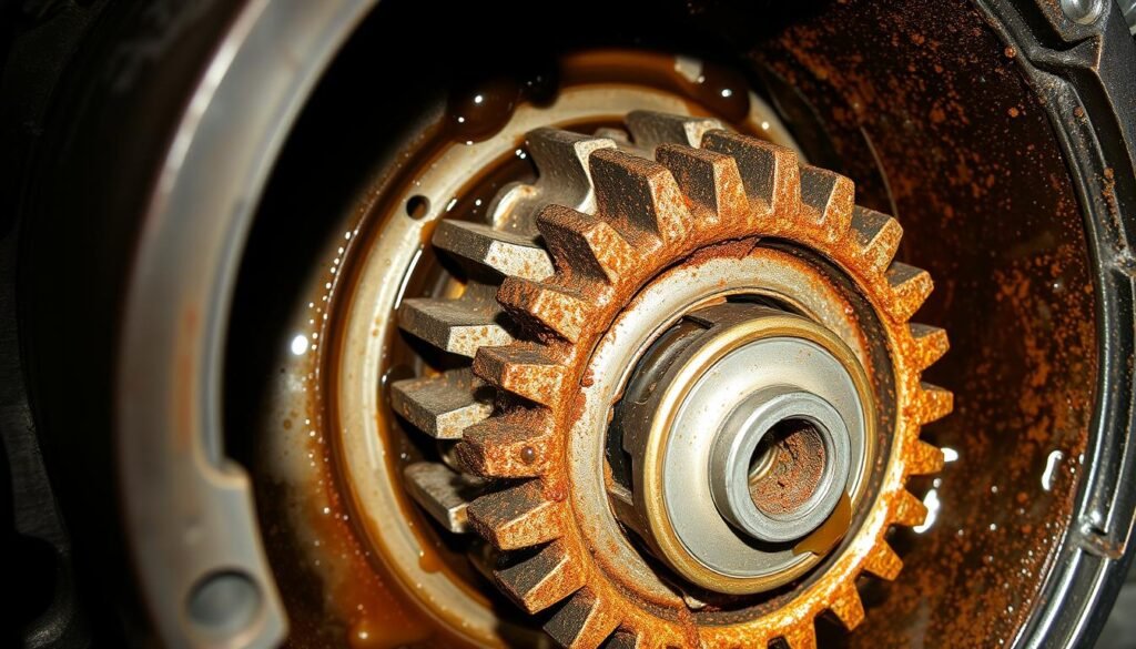 signs of low gear oil levels