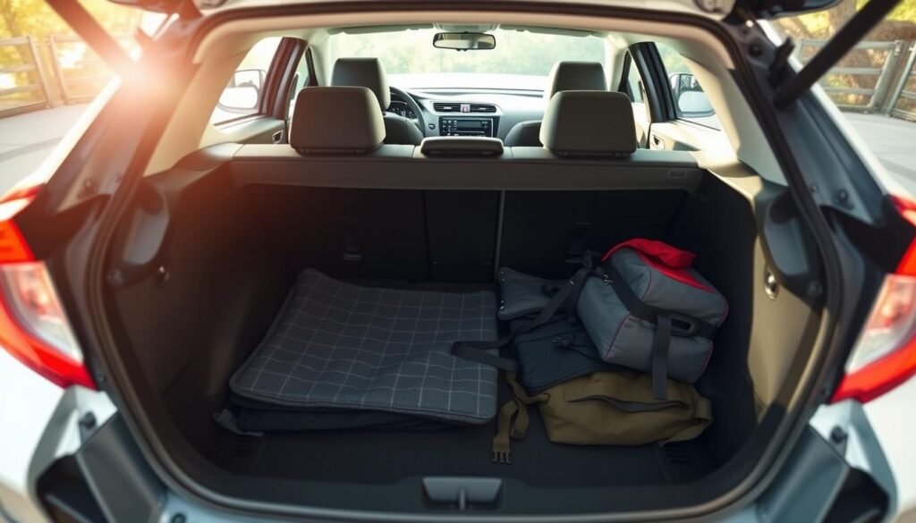 Cargo space in Honda Civic Hatchback Hybrid Cargo space in Honda Civic Hatchback Hybrid