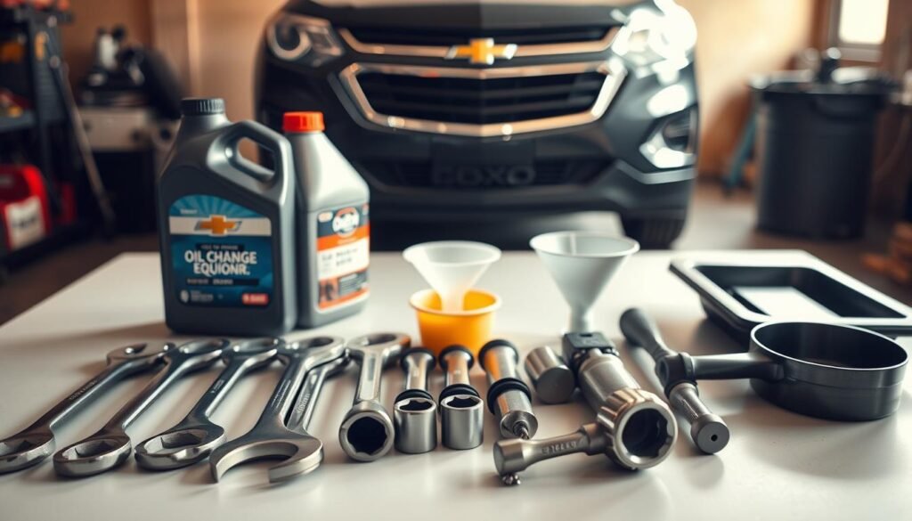 DIY oil change tools for Chevy Equinox