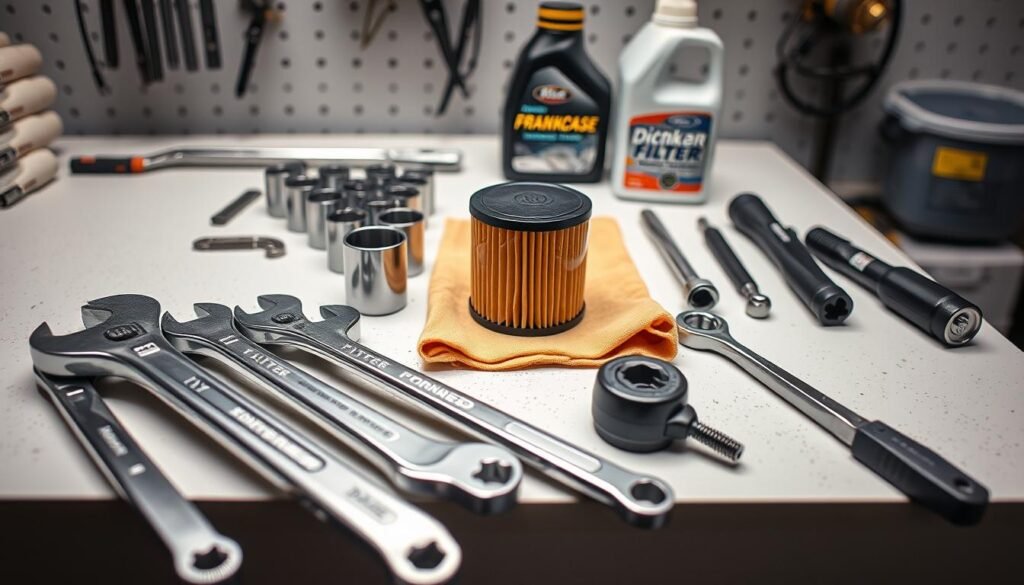 Essential tools for Ford 6.7 crankcase filter replacement Essential tools for Ford 6.7 crankcase filter replacement