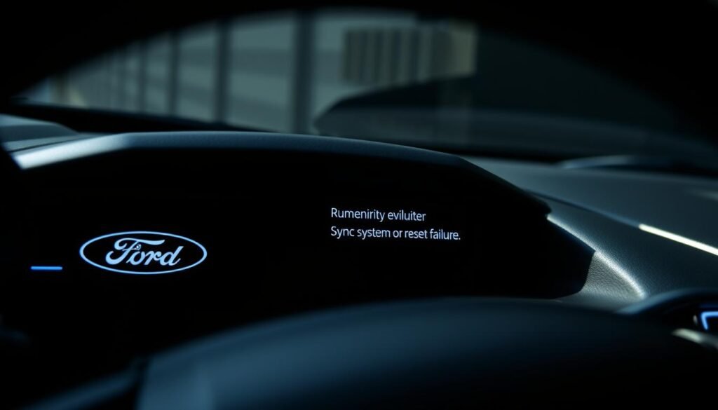 Ford Sync system reset malfunction