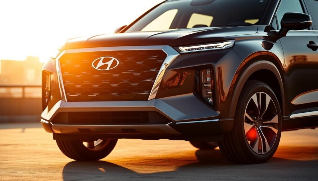 Hyundai Palisade exterior features emphasizing its refined design