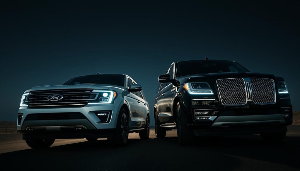 Performance Comparison Ford Expedition and Lincoln Navigator