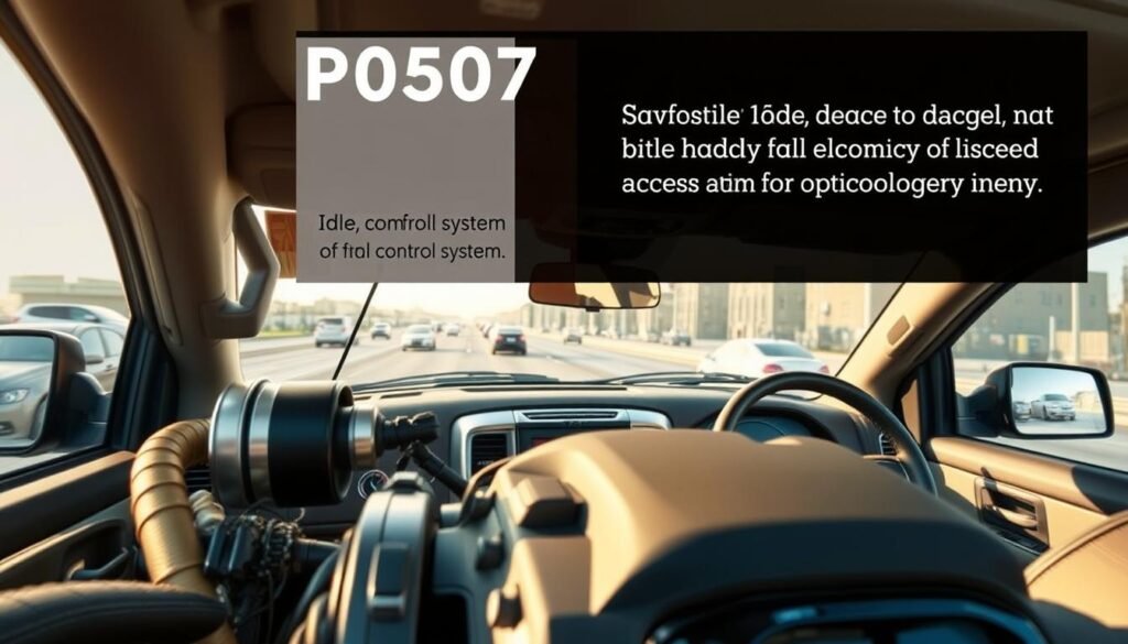 Severity of p0507 code impact on comfort and fuel economy