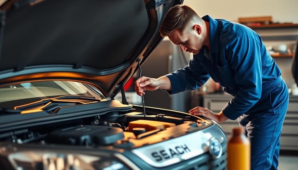 checking oil levels in ford escape