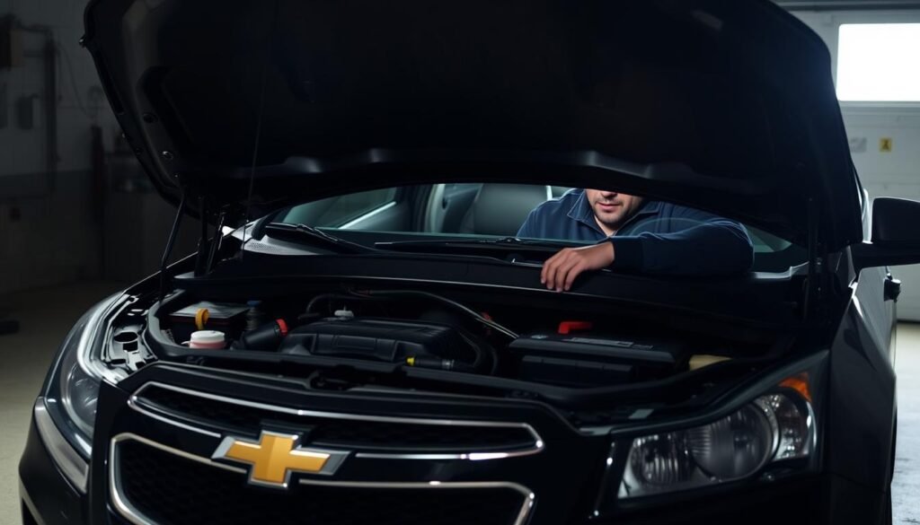 chevy cruze car won't start security system