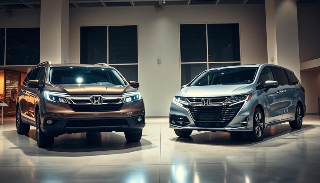 differences between honda pilot and odyssey