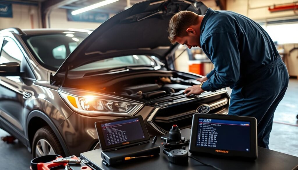 engine fault troubleshooting ford escape