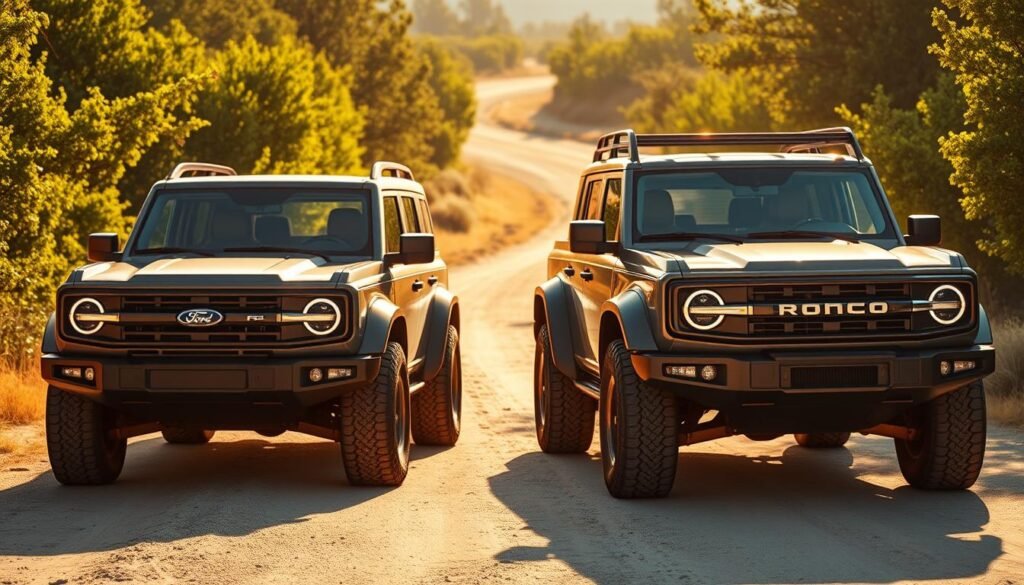 exterior design of Ford Bronco Big Bend and Outer Banks