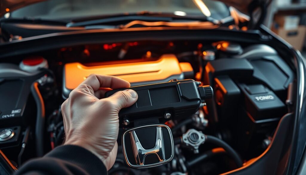 fixing electric parking brake problem Honda Civic