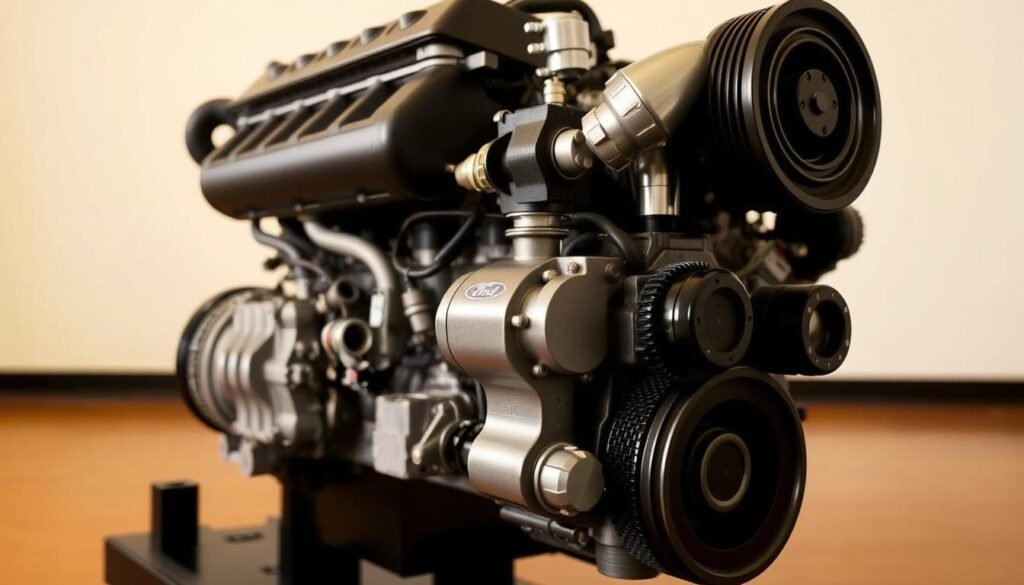 ford 7.3 gas engine background