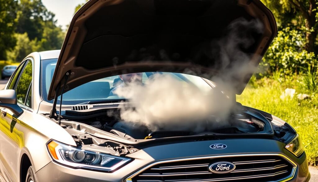ford fusion overheating