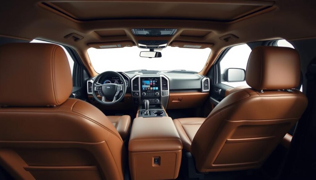 ford lightning lariat luxury interior features