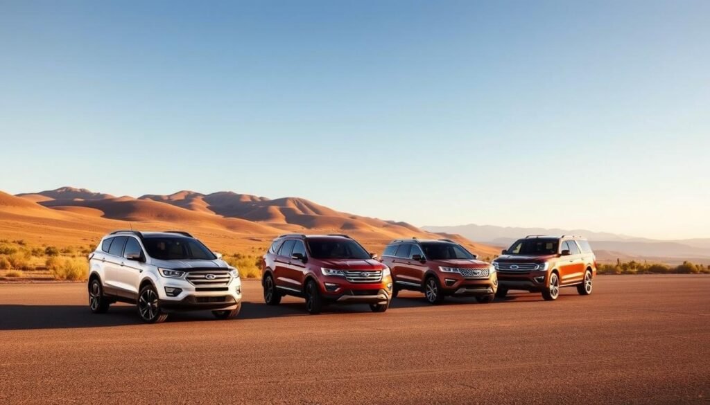 ford suv size comparison