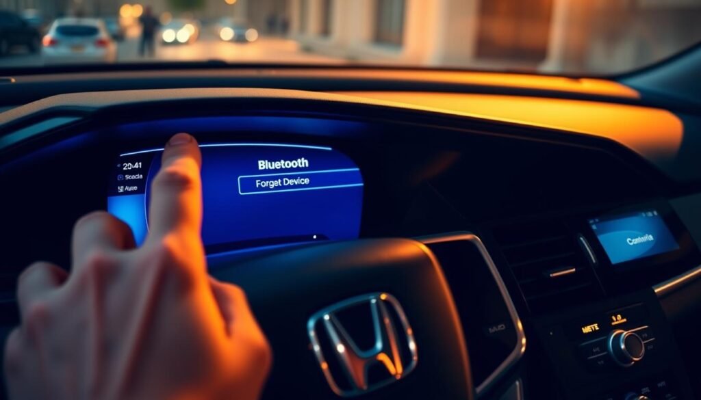 forget bluetooth device honda civic