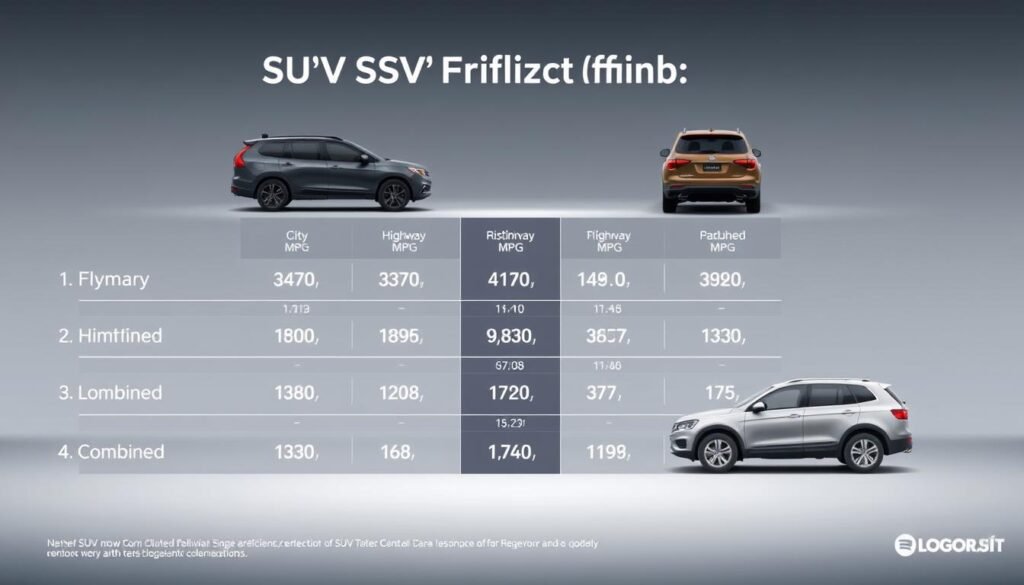 fuel efficiency analysis of SUVs