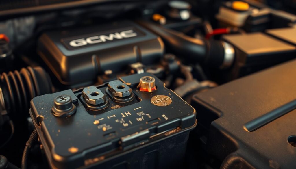 gmc acadia battery symptoms