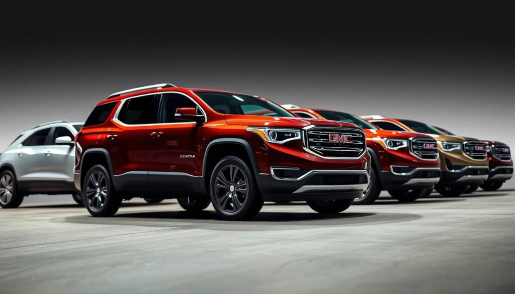 gmc acadia comparison