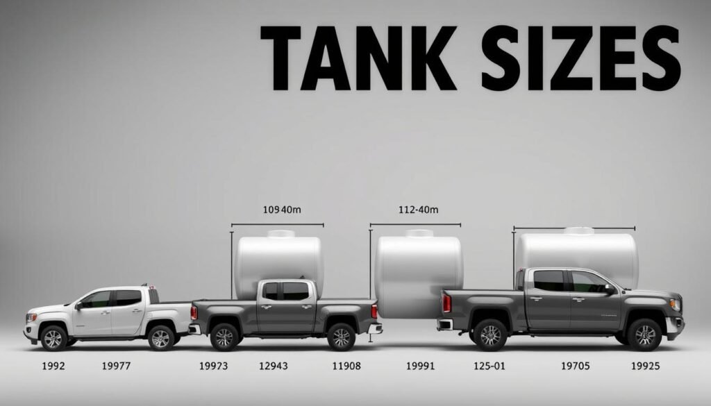 gmc sierra gas tank size by year