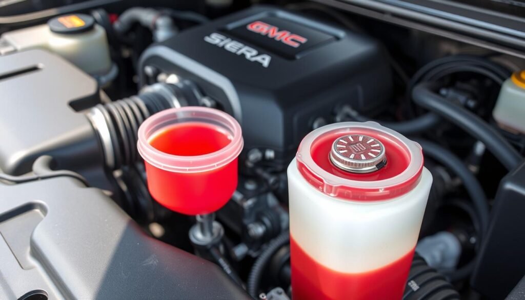 gmc sierra power steering fluid check