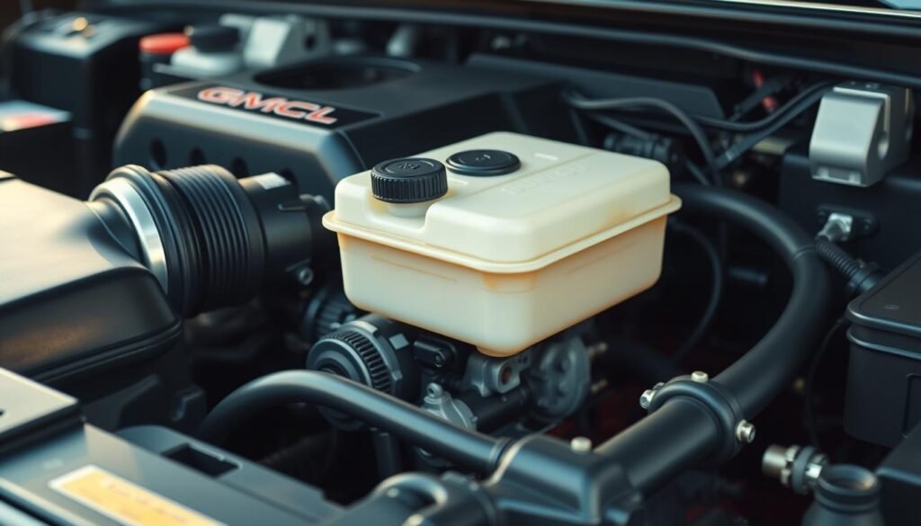 gmc sierra power steering fluid location
