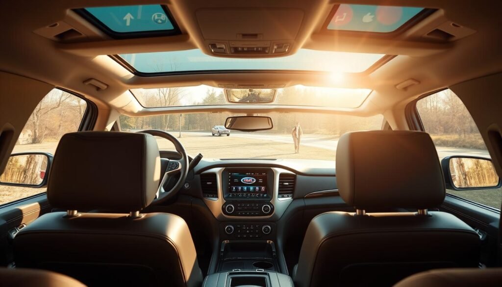 gmc yukon interior features