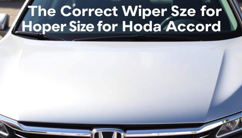 honda accord front wiper size