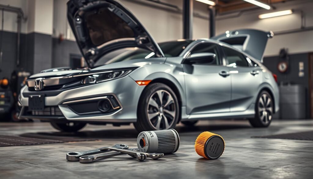 honda civic oil change interval