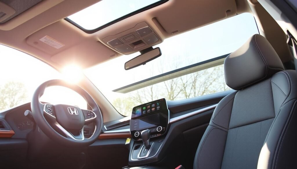 honda crv ex interior features