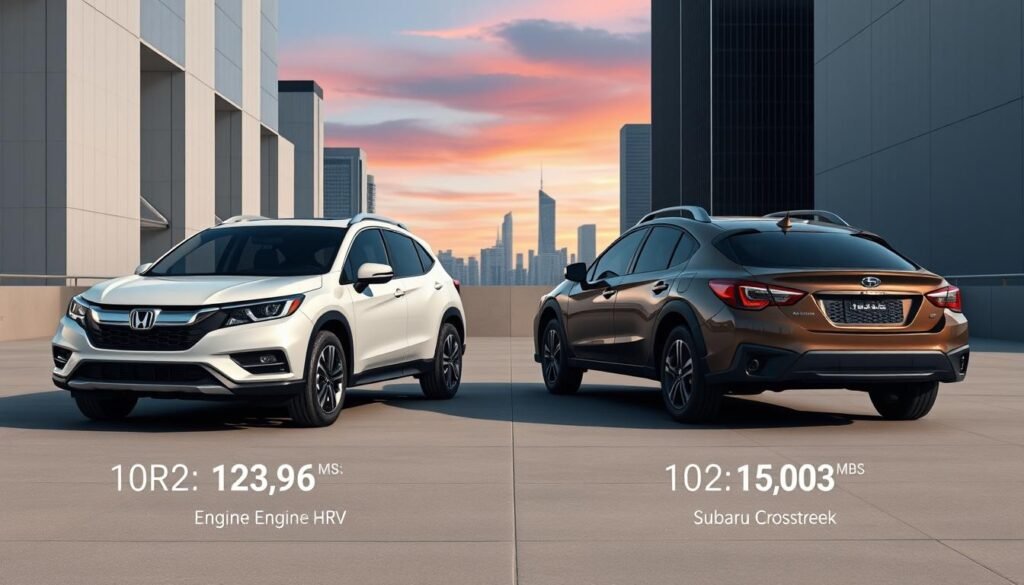 honda hr-v vs subaru crosstrek specifications