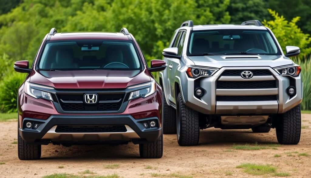 honda passport vs toyota 4runner comparison